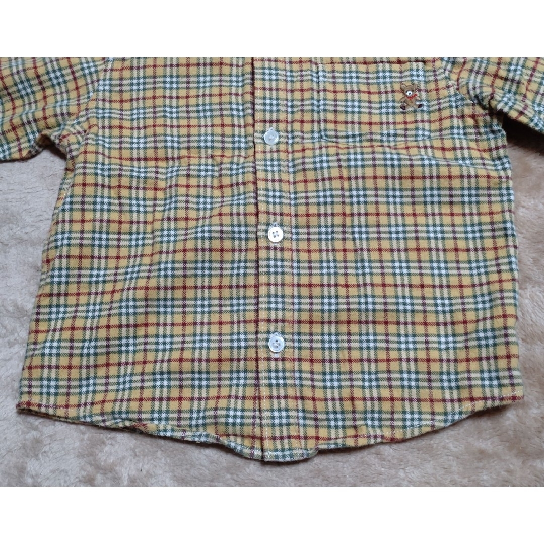 mikihouse(ミキハウス)のミキハウス ワイシャツ 110 キッズ/ベビー/マタニティのキッズ服男の子用(90cm~)(ブラウス)の商品写真