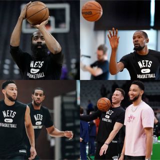 ナイキ(NIKE)のNBA Tシャツ　Nike nets ブルックリンネッツ　ナイキ　バスケ　黒(Tシャツ/カットソー(半袖/袖なし))