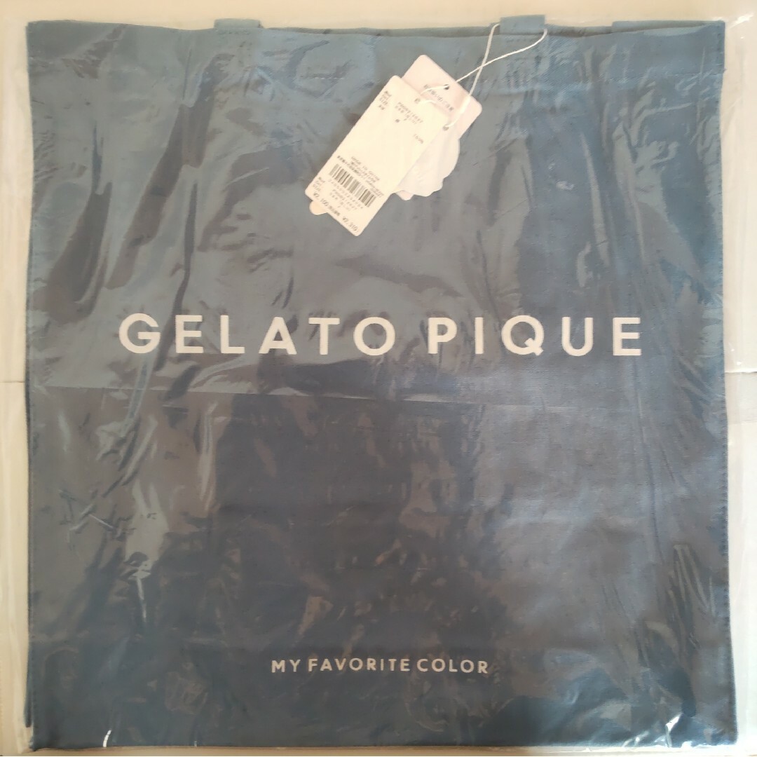 gelato pique(ジェラートピケ)のgelato pique ジェラートピケ　ホビートートバッグ　ブルー レディースのバッグ(トートバッグ)の商品写真