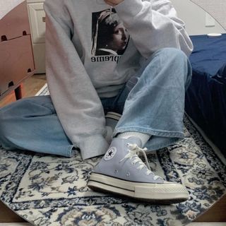 コンバース(CONVERSE)のCT70 チャックテイラー WOLF GREY HI CUT ハイカット グレー(スニーカー)