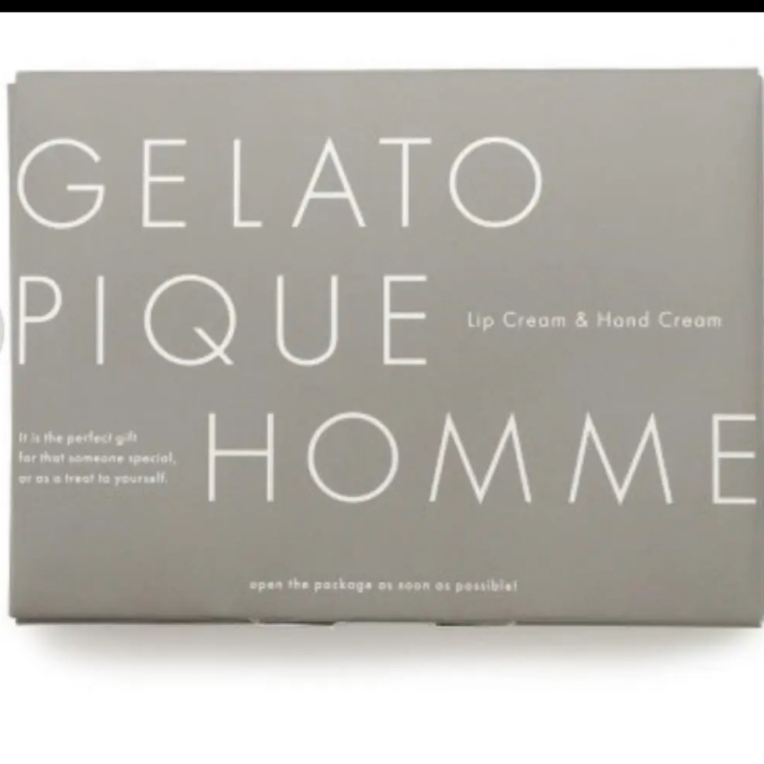 gelato pique(ジェラートピケ)の箱入り　ジェラートピケ  オム　メンズ　コスメ　リップクリーム　ハンドクリーム コスメ/美容のスキンケア/基礎化粧品(リップケア/リップクリーム)の商品写真