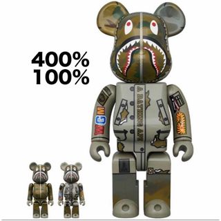 メディコムトイ(MEDICOM TOY)のBE@RBRICK BAPE ALPHA CAMO SHARK 400%(フィギュア)