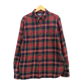 美品  POLO RALPH LAUREN 長袖シャツ チェック柄 メンズ L(シャツ)