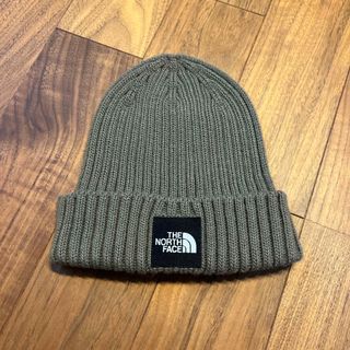 ザノースフェイス(THE NORTH FACE)のノースフェイス　ビーニー　ベージュ(ニット帽/ビーニー)