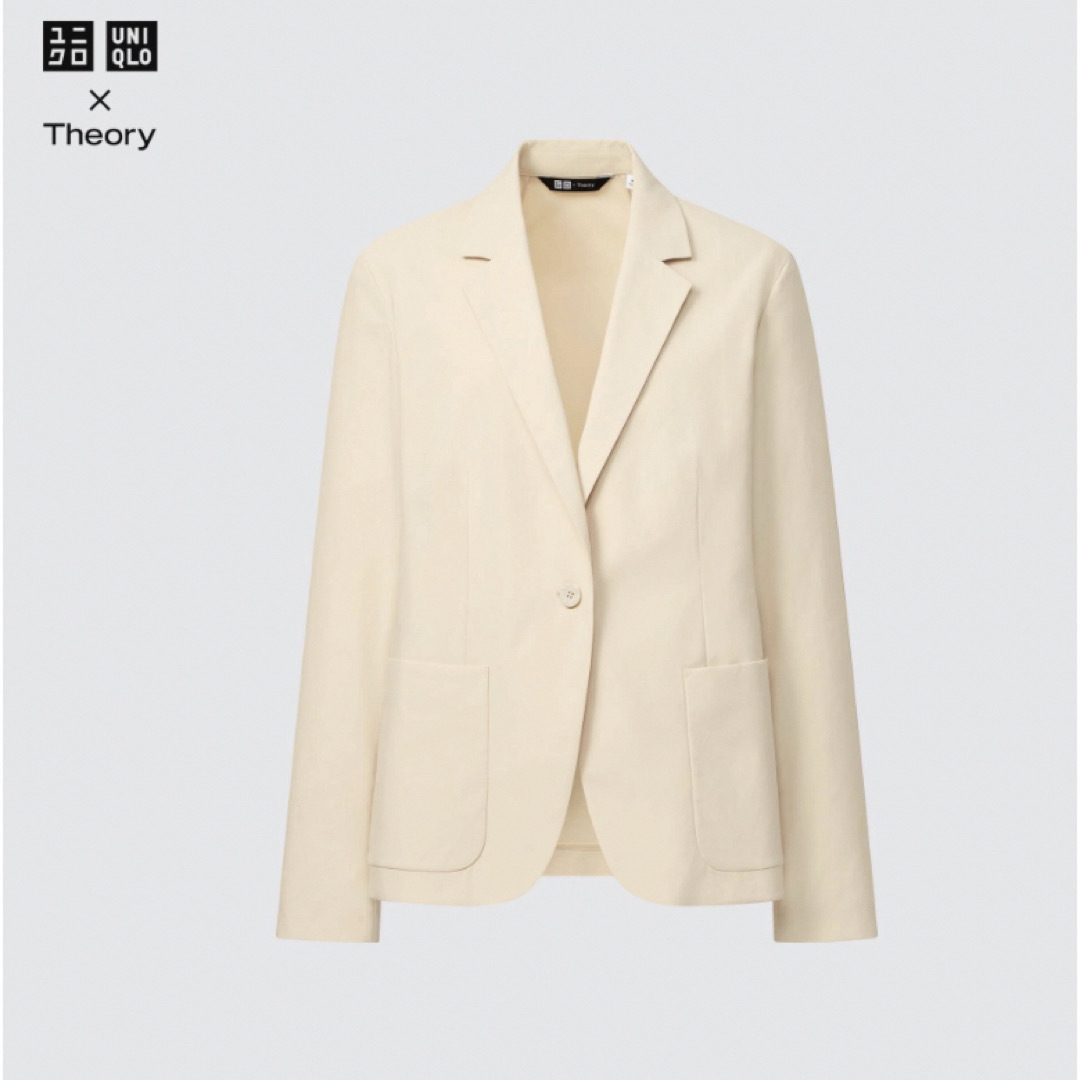 UNIQLO(ユニクロ)のUNIQLO×Theoryユニクロ×セオリーテーラードジャケット レディースのジャケット/アウター(テーラードジャケット)の商品写真