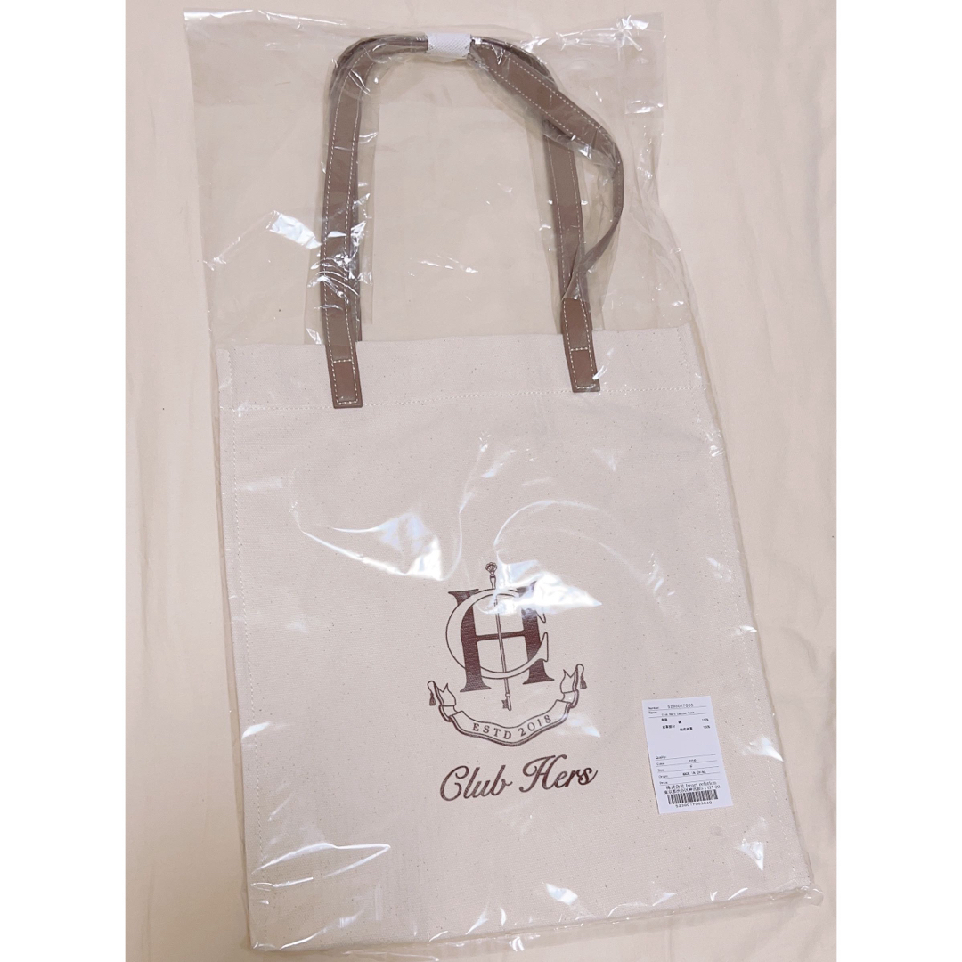 Her lip to(ハーリップトゥ)の本日削除‼️　Herlipto Club Hers tote bag レディースのバッグ(トートバッグ)の商品写真