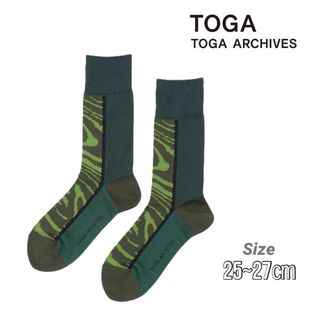 TOGA - 新品 TOGA × Tabio Wave panel グリーン メンズの通販｜ラクマ