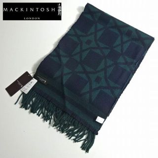 マッキントッシュ(MACKINTOSH)の定2.75万 マッキントッシュ ロンドン カシミヤ 羊毛 マフラー ストール(マフラー)