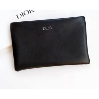 クリスチャンディオール(Christian Dior)の新品未使用　DIORディオール  ノベルティ レザーポーチ　千鳥格子　(ポーチ)