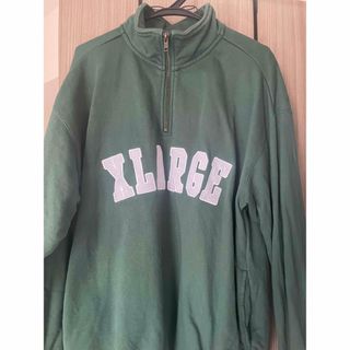 エクストララージ(XLARGE)のxlarge エクストララージ　ハーフジップ(スウェット)