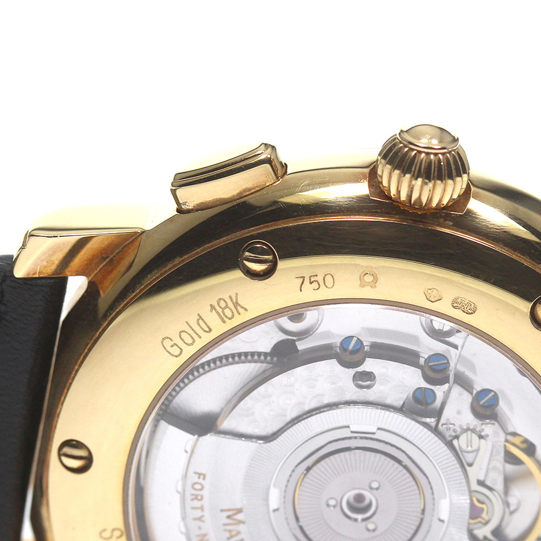 MAURICE LACROIX(モーリスラクロア)のモーリスラクロア MAURICE LACROIX 15829 マスターピース フライバック K18YG クロノグラフ 自動巻き メンズ 保証書付き_779083 メンズの時計(腕時計(アナログ))の商品写真