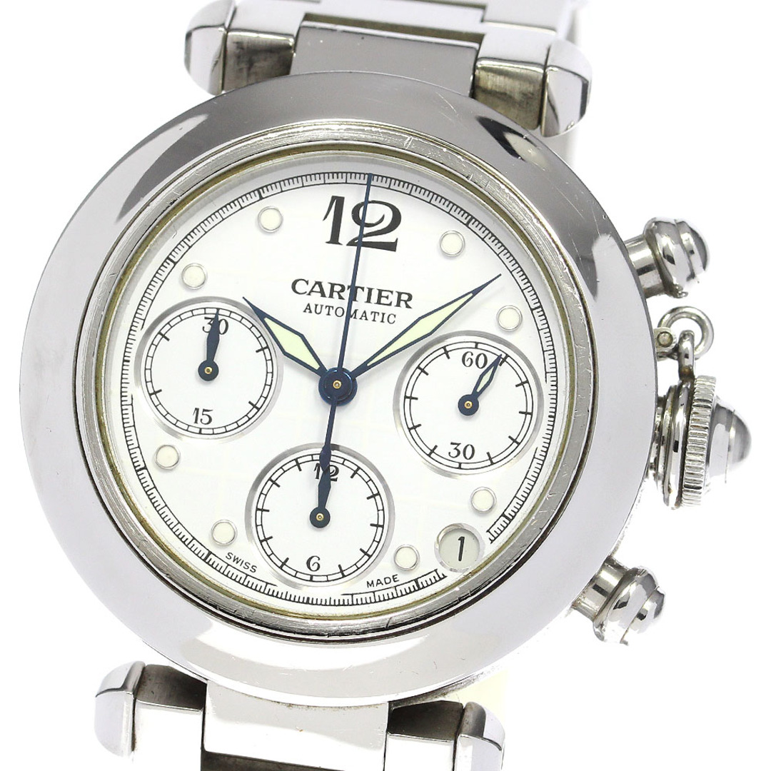 Cartier(カルティエ)のカルティエ CARTIER W31039M7 パシャC クロノ デイト 自動巻き ボーイズ _791959 メンズの時計(腕時計(アナログ))の商品写真