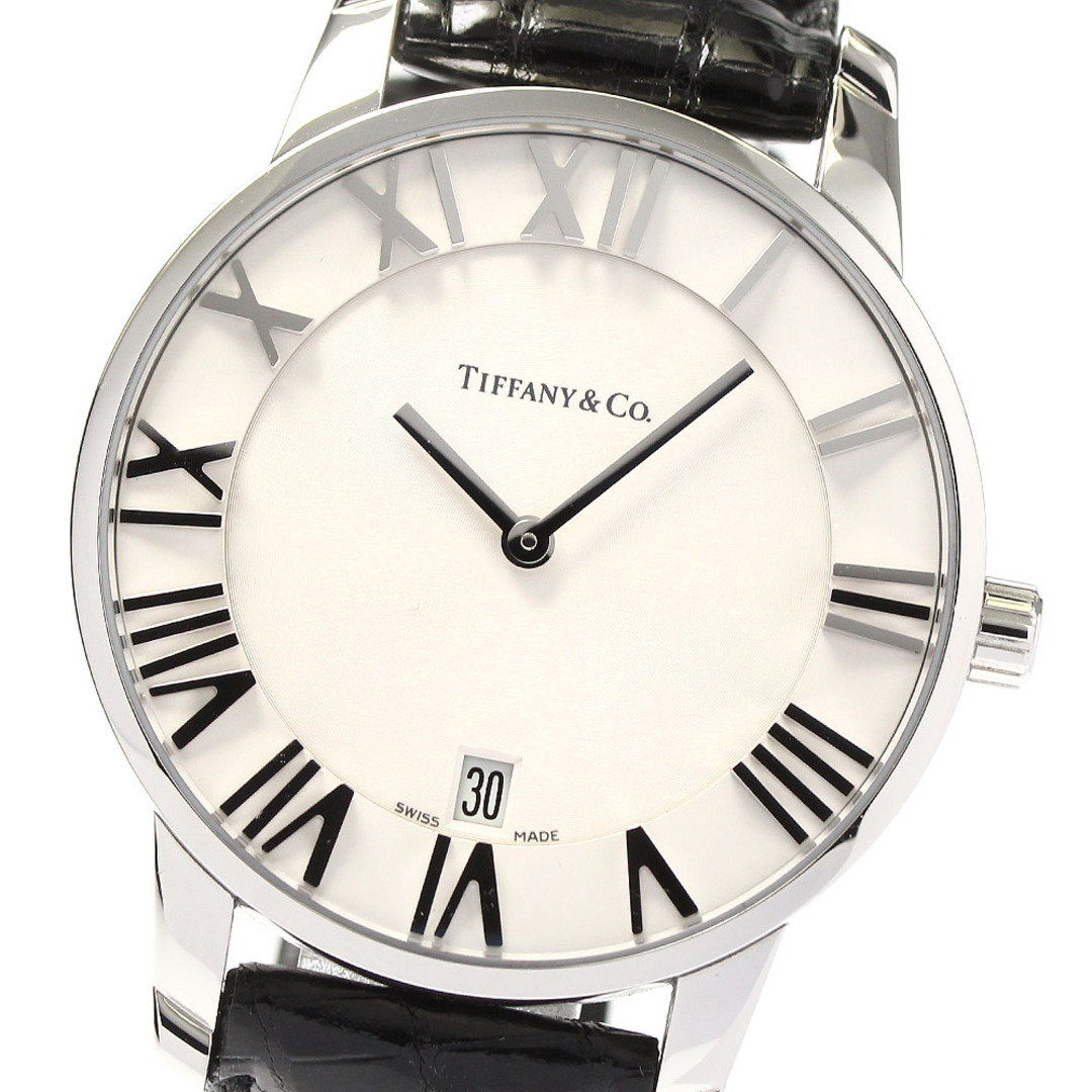 Tiffany & Co.(ティファニー)のティファニー TIFFANY&Co. Z1800.11.10A21A52A アトラスドーム デイト クォーツ メンズ 良品 _791303 メンズの時計(腕時計(アナログ))の商品写真