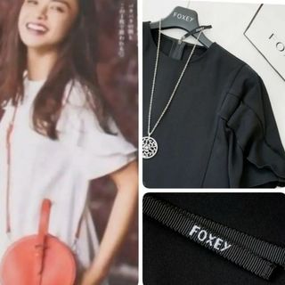 フォクシー(FOXEY)のフォクシー♡袖フリル　ブラウス(シャツ/ブラウス(半袖/袖なし))