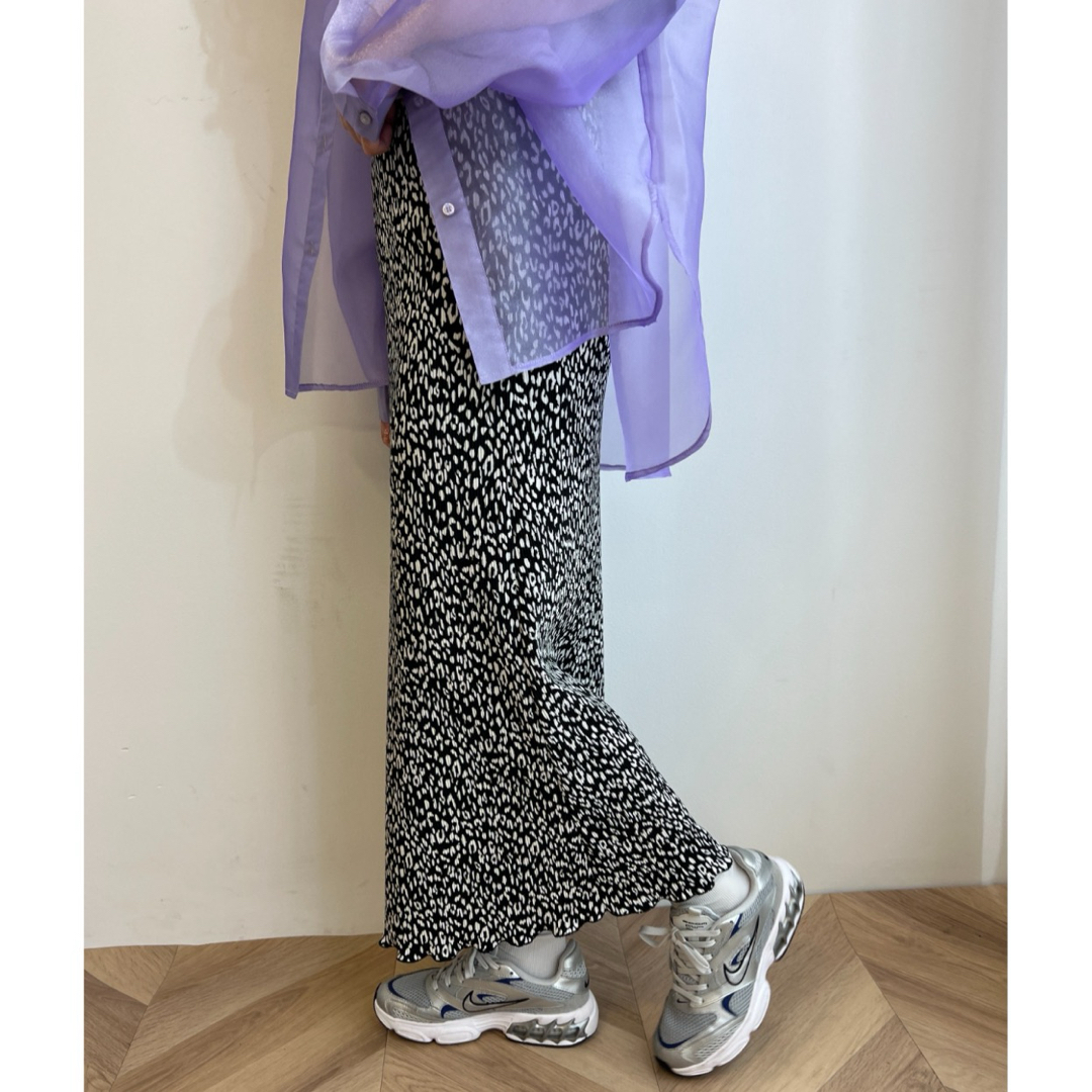 wc(ダブルシー)のレオパードロングスカート PHILLY WEGO レディースのスカート(ロングスカート)の商品写真