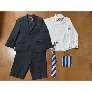 イオン(AEON)のスーツセット　男の子　120cm  入学式＆卒園式　ネイビー(ドレス/フォーマル)