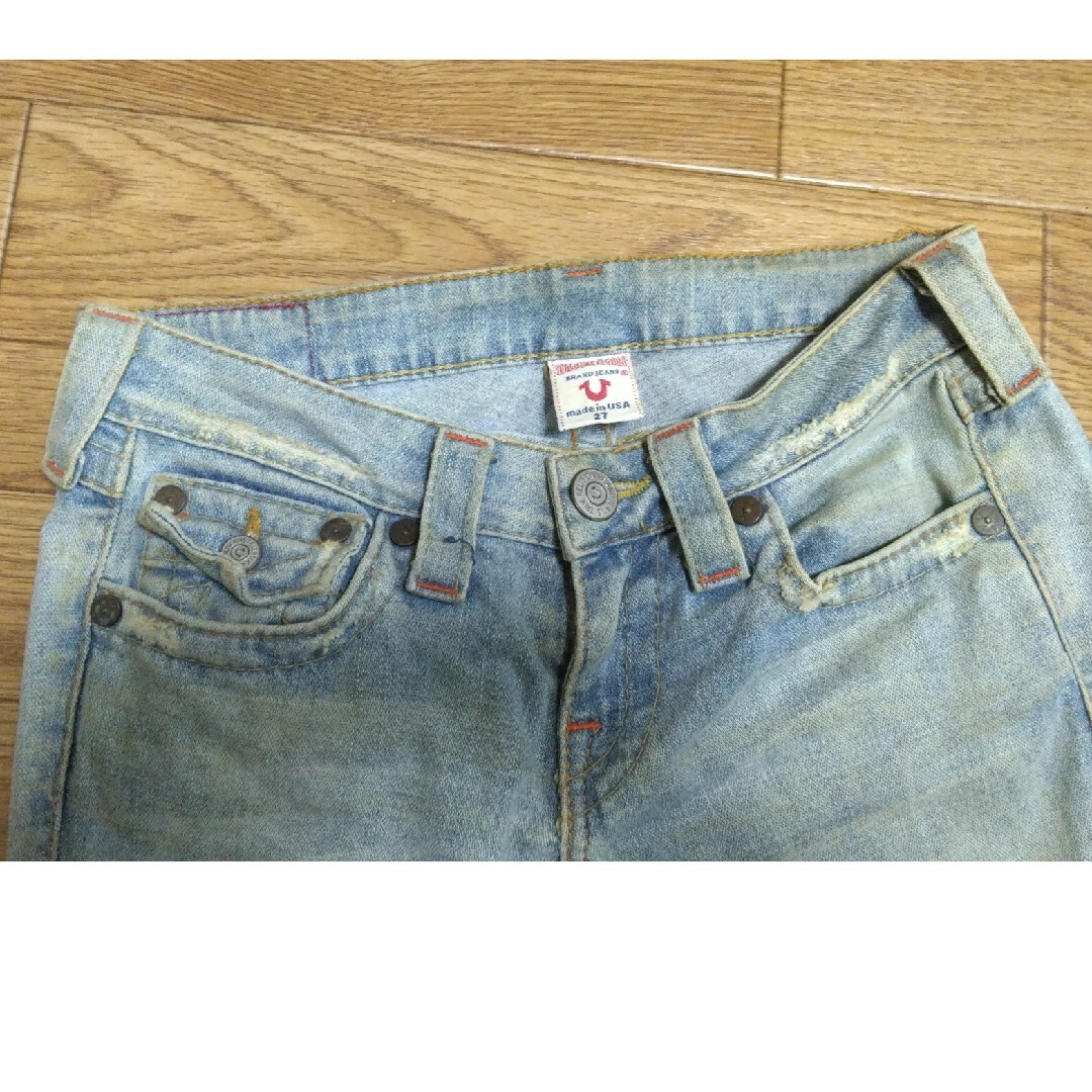 True Religion(トゥルーレリジョン)のTRUE RELIGION ブーツカットデニム　27インチ レディースのパンツ(デニム/ジーンズ)の商品写真