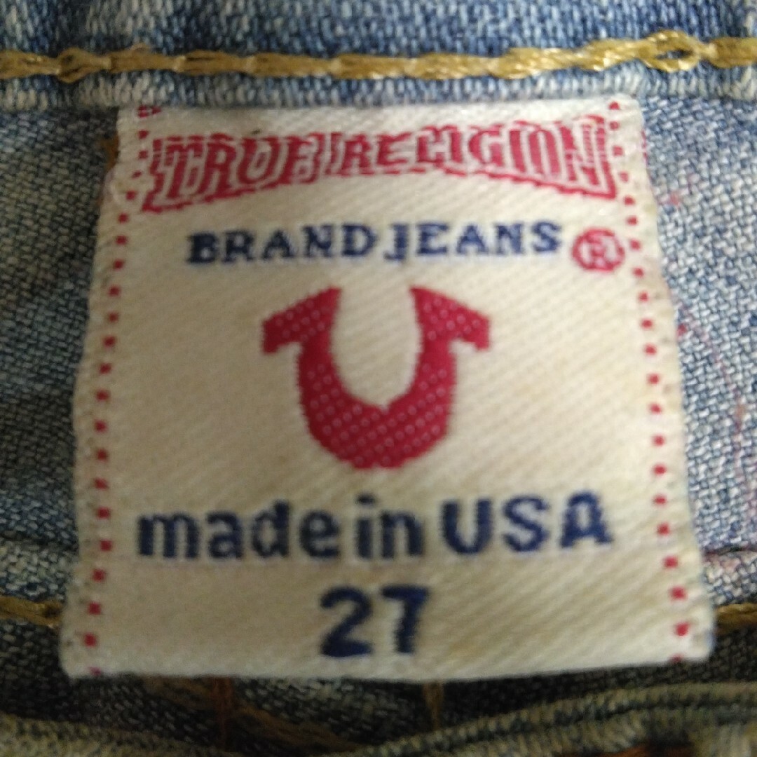 True Religion(トゥルーレリジョン)のTRUE RELIGION ブーツカットデニム　27インチ レディースのパンツ(デニム/ジーンズ)の商品写真