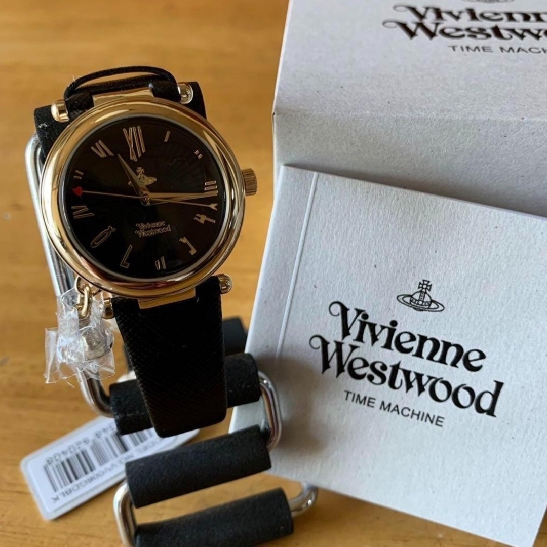 Vivienne Westwood(ヴィヴィアンウエストウッド)の【新品】ヴィヴィアン ウエストウッド 腕時計 レディース VV006GDBLK レディースのファッション小物(腕時計)の商品写真