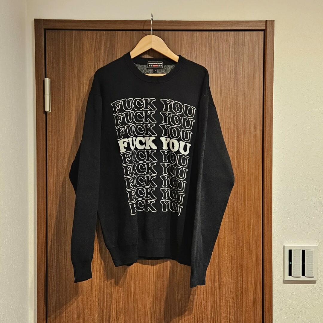 Supreme(シュプリーム)のSupreme×ヒステリックグラマー☆Fuck You SweaterセーターL メンズのトップス(ニット/セーター)の商品写真