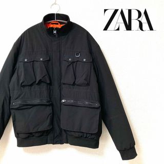 特別セーフ ZARA☆ザラ・MA1・ボタニカル柄・サテン・L スカジャン 特別セーフ ZARA☆ザラ・MA1・ボタニカル柄・サテン・L スカジャン
