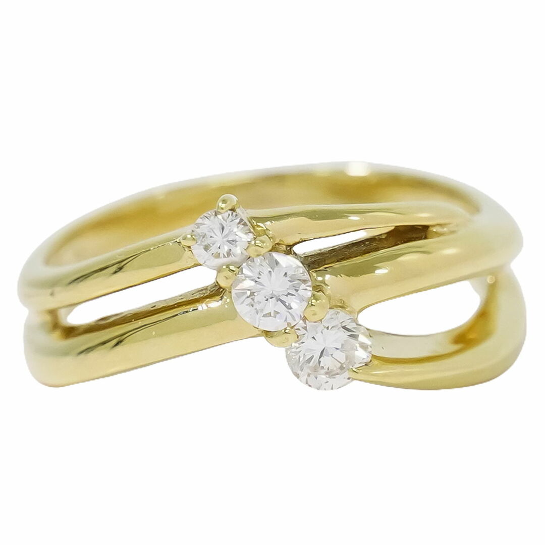 リング(指輪)本物 ダイヤモンド 0.30ct K18 YG リング 指輪 12号 イエローゴールド ジュエリー アクセサリー