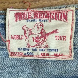 トゥルーレリジョン(True Religion)のTRUE RELIGION ストレートデニム　27インチ(デニム/ジーンズ)