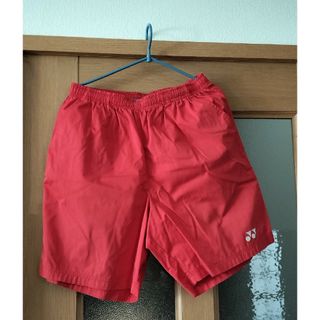 ヨネックス(YONEX)のヨネックス　赤　パンツ　L メンズ(バドミントン)