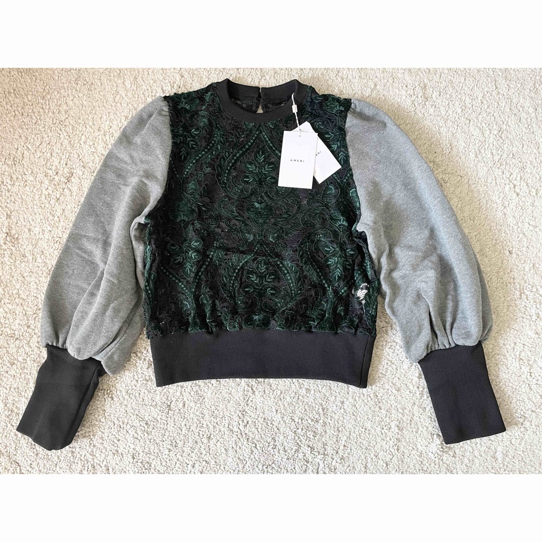 Ameri VINTAGE(アメリヴィンテージ)のLACE DOCKING SWEAT レディースのレディース その他(セット/コーデ)の商品写真