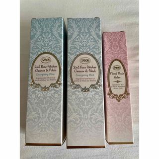 サボン(SABON)の【新品】SABON サボン フェイスポリッシャー　2個&フローラルジュレマスク(洗顔料)