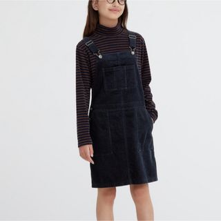 ユニクロ(UNIQLO)のUNIQLO コーデュロイ　ジャンパースカート(ワンピース)