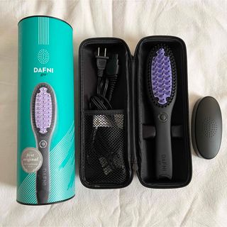 未使用★ DAFNI go スタイリングヒートブラシ ヘアアイロン ブラシ(ヘアアイロン)