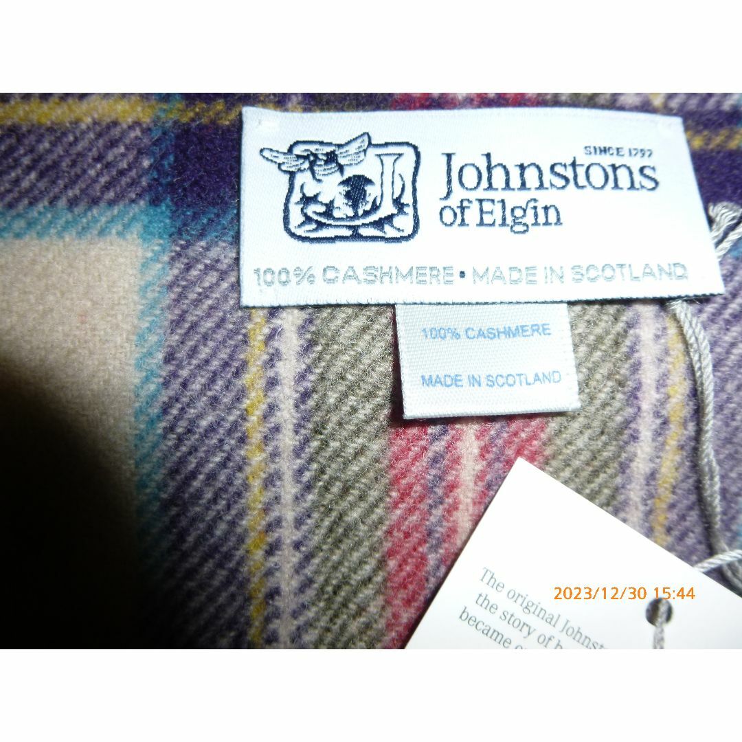 Johnstons(ジョンストンズ)のジョンストンカシミア１００％マフラー レディースのファッション小物(マフラー/ショール)の商品写真