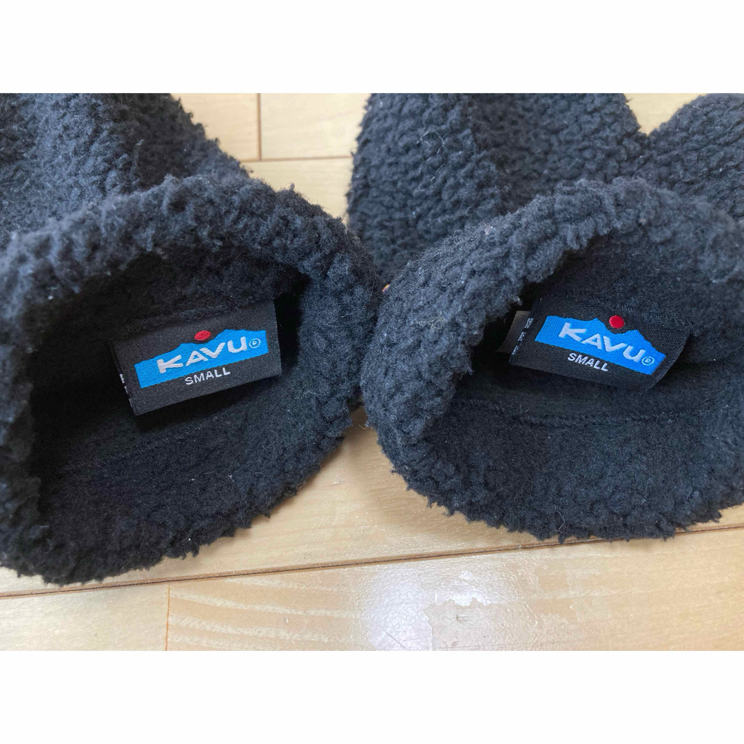 KAVU(カブー)のKAVU カブー  ボアグローブ　ブラック　Sサイズ　美品 メンズのファッション小物(手袋)の商品写真