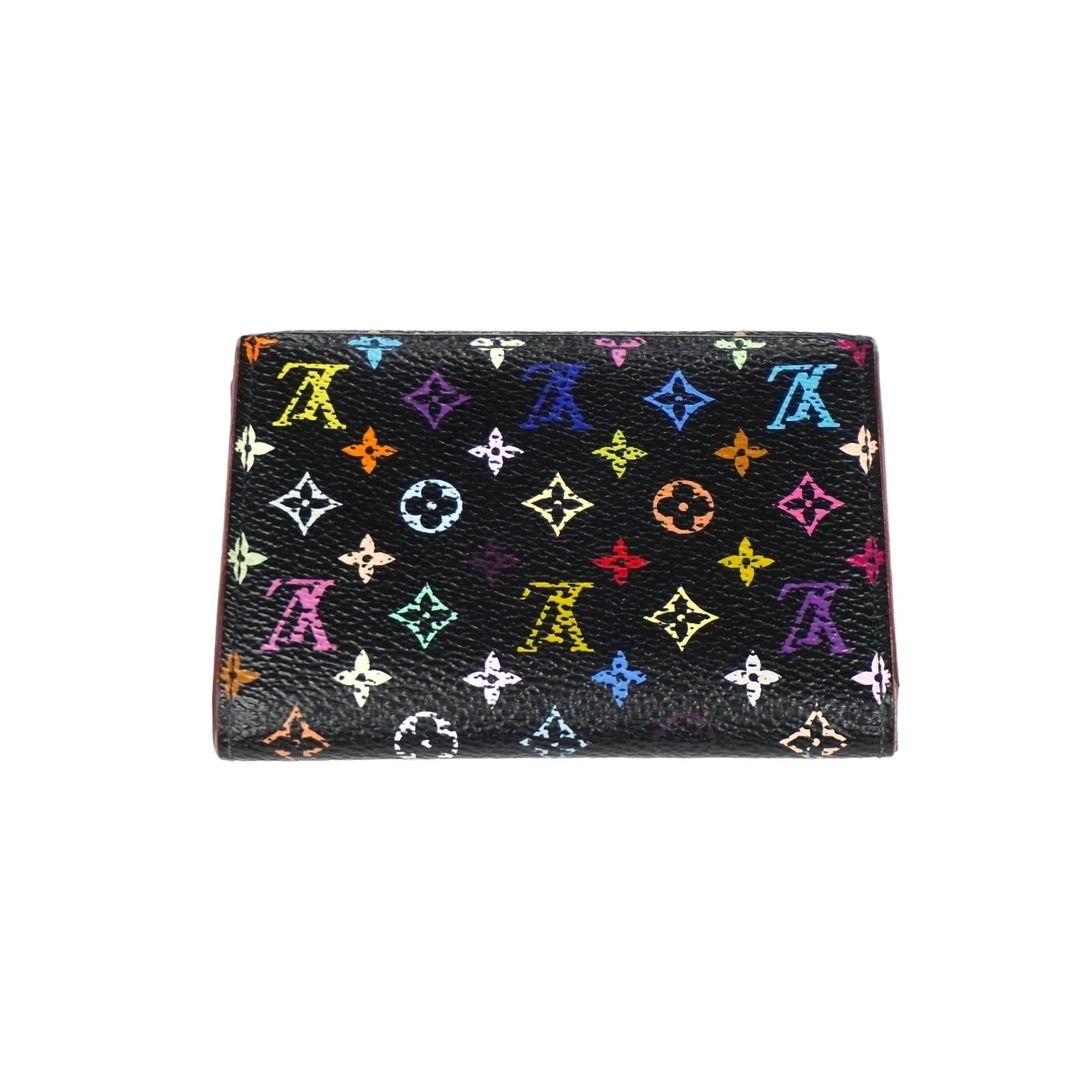 LOUIS VUITTON(ルイヴィトン)のLOUIS VUITTON ルイ・ヴィトン カードケース アンヴェロップカルトドゥヴィジット M66561 PVC モノグラム ノワール 良品 中古 58576 レディースのファッション小物(パスケース/IDカードホルダー)の商品写真