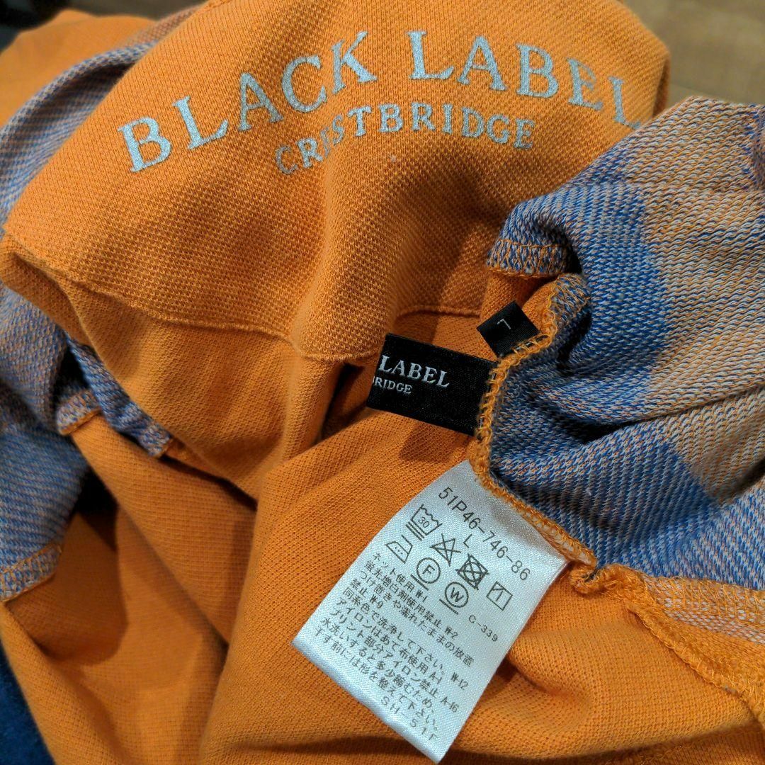 BLACK LABEL CRESTBRIDGE(ブラックレーベルクレストブリッジ)のBLACK LABEL CRESTBRIDGE ポロシャツ チェック柄 L メン メンズのトップス(ポロシャツ)の商品写真