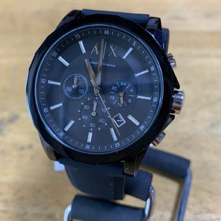 アルマーニエクスチェンジ(ARMANI EXCHANGE)の【新品】アルマーニエクスチェンジ メンズ クロノ 腕時計 AX1326 ブラック(腕時計(アナログ))