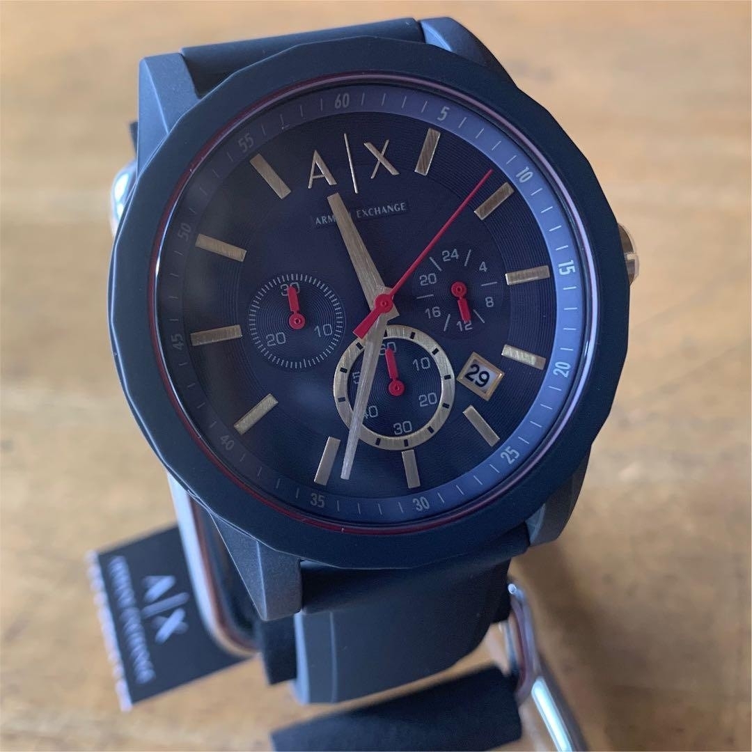 ARMANI EXCHANGE(アルマーニエクスチェンジ)の【新品】アルマーニエクスチェンジ メンズ クロノ 腕時計 AX1335 メンズの時計(腕時計(アナログ))の商品写真