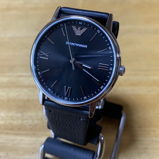 アルマーニ(Armani)の【新品】エンポリオアルマーニ 腕時計 メンズ AR11013 クォーツ ブラック(腕時計(アナログ))