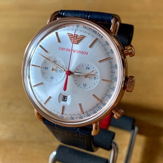 アルマーニ(Armani)の【新品】エンポリオアルマーニ 腕時計 レディース AR11123 シルバー(腕時計(アナログ))