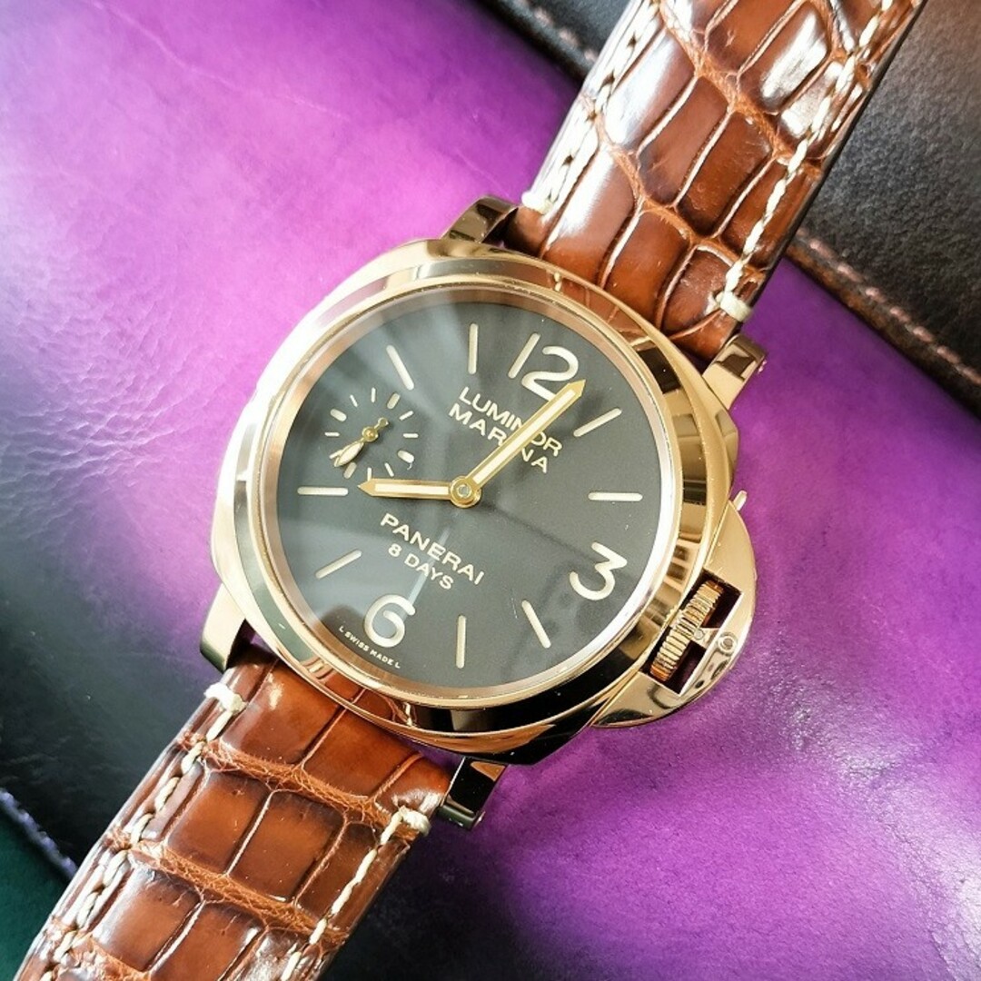 OFFICINE PANERAI(オフィチーネパネライ)の超破格!! パネライ 18K RG PG 8デイズ PAM00511 メンズの時計(腕時計(アナログ))の商品写真