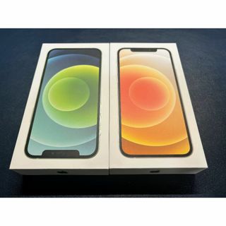 アップル(Apple)の美品：iPhone12 128GB SIMフリー 【2台】グリーン/ホワイト、他(スマートフォン本体)