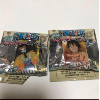 ワンピース(ONE PIECE)の15) ONE PIECE キャラクター　ストラップ　2個　ワンピース(ストラップ)