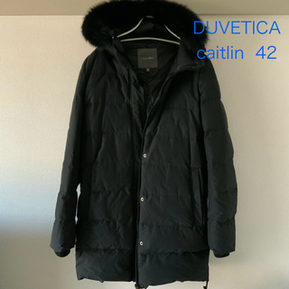 デュベティカ(DUVETICA)の美品◆DUVETICA caitlin 42 ブラック(ダウンコート)