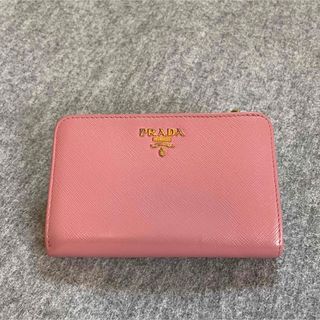 プラダ(PRADA)のPRADA 二つ折り財布　ピンク(財布)