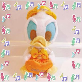 ディズニー(Disney)のドナルド マスコット ぬいぐるみ 黄色(キャラクターグッズ)