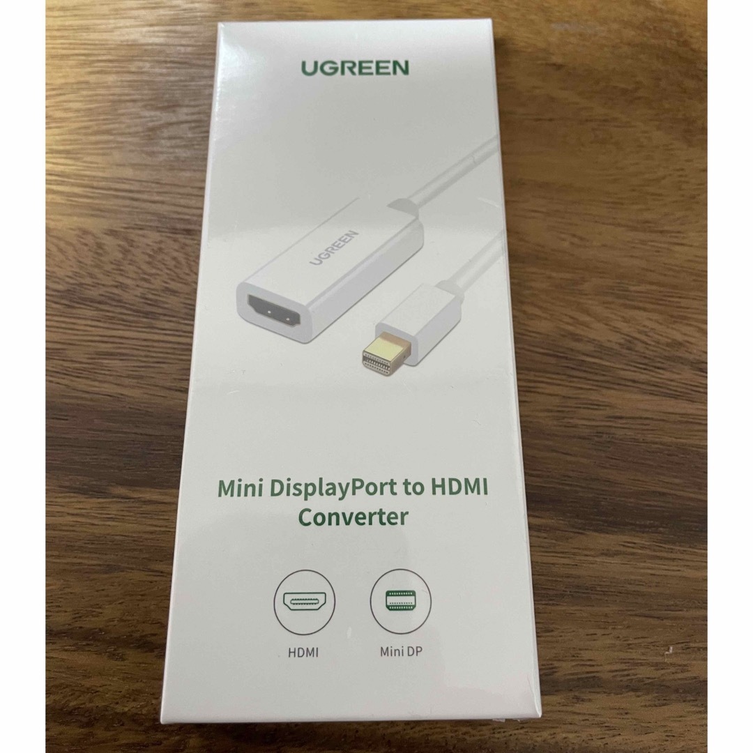 UGREEN(ユーグリーン)のUGREEN Mini Displayport to HDMI 変換アダプター  スマホ/家電/カメラのテレビ/映像機器(映像用ケーブル)の商品写真