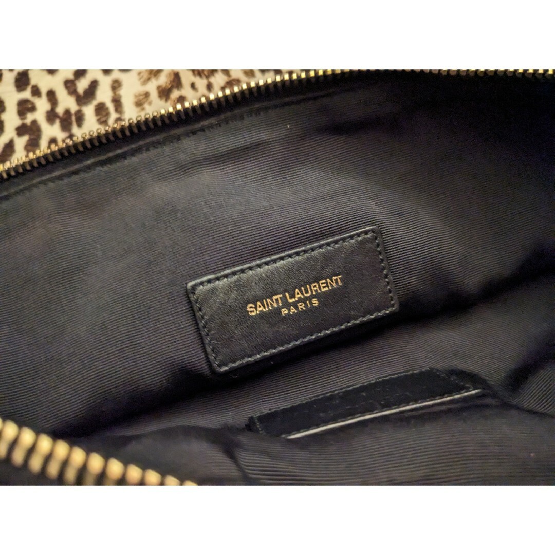 Saint Laurent(サンローラン)のSAINT LAURENT クラッチバッグ baby cat レオパード柄 メンズのバッグ(セカンドバッグ/クラッチバッグ)の商品写真