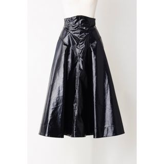 マメ(mame)のFETICO  FAUX-LEATHER MIDI SKIRT 新品未使用(ロングスカート)