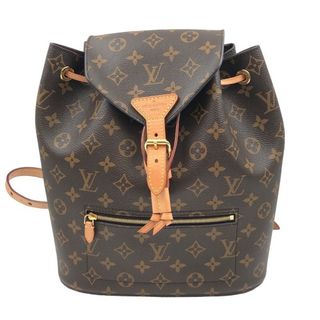 ルイヴィトン(LOUIS VUITTON)の　ルイ・ヴィトン LOUIS VUITTON モンスリMM M43431 ブラウン モノグラムキャンバス レディース リュック・デイパック(リュック/バックパック)